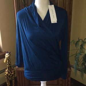 Amour Vert Angela Surplice Top.